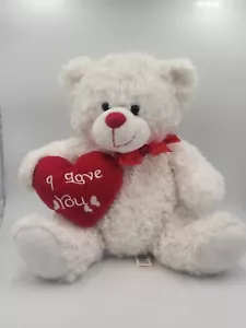 Dan Dee Bär weiß "I Love You" 12" Pm 3 - Bild 1 von 9