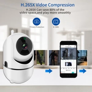 Innenkamera 1080p Cloud Wireless Wifit Home Security IP-Kamera Auto Tracking IR - Bild 1 von 9