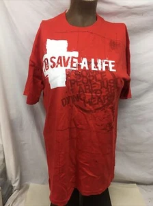 To Save a Life Promo Movie T shirt Red Size Large NWT - Picture 1 of 6