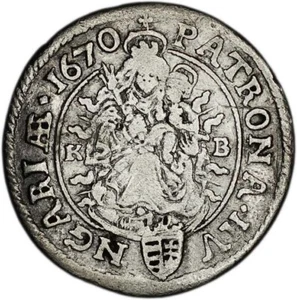 Moneta UNGHERIA 6 Krajczar 1670 KB F+ scelta fine - Foto 1 di 7
