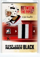2010-11 Between The Pipes Numbers Black #M60 Keith Hamilton 1/1 *#/6