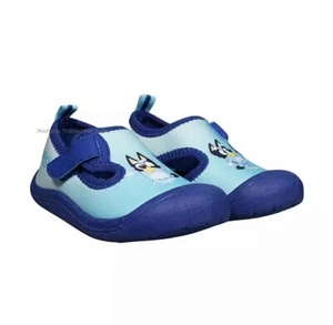 Bluey Disney Water Shoes Boys Size 9 10 11 12 13 Aqua Sock Swim Sandals Dog Girl - Picture 1 of 7