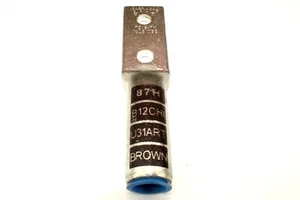 T&B Blackburn ATL 3502 Die Brown Compression Lug  350 STR 2 Hole 1/2" Aluminum - Picture 1 of 1