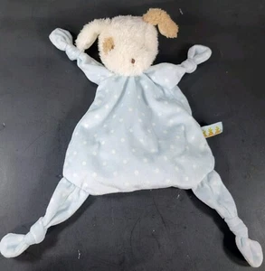 Bunnies By The Bay SKIPIT KNOTTY FRIEND Puppy Dog Polka Dot Lovey Blue White - Picture 1 of 8