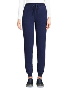LANDS' END M(10-12), L(14-16) Tie Waist T100 Fleece Jogger Pants NWT $53 - Picture 1 of 2