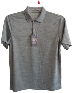 Van Heusen never tuck slim fit polo shirt green duffel bag S NWT $54 - Picture 1 of 12
