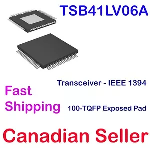TSB41LV06A IEEE 1394 Transceiver Controller 100-TQFP TI Texas Instruments - Foto 1 di 2