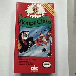 1989 VHS Super Mario Bros. Super Show "Koopa Claus" Excellent Condition RARE! - Bild 1 von 4