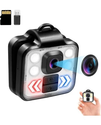 TANGMI - Mini Cámara Corporal 1080P Cámara de Video Portátil Deportes al Aire Libre Inalámbrica... Foto 1 de 4