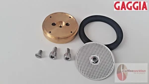 Gaggia Kit - Supporto in ottone WGA16G1002 con guarnizione, schermo e viti set completo - Foto 1 di 4