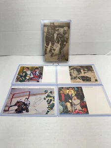 Vintage Autographed NHL HOCKEY Clippings LOT O RIELY LAWTON SCHOENFEILD  1/1 - Picture 1 of 12