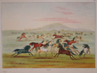 GEORGE CATLIN - 1926 - PLATE 98 - HORSES GAMBOLING - VINTAGE, AUTHENTIC, GENUINE