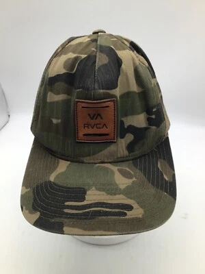 Gorra de béisbol RVCA camuflaje Snapback algodón lona H5 Foto 1 de 3