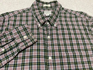 J. Crew Herren Large Hemd Mehrfarbig Kariert L/S Button-Down Slim Fit 100% Baumwolle - Bild 1 von 11