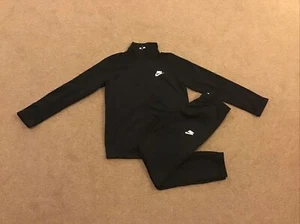 Nike Tracksuit Black In Big Kids Size M USED WITH DEFECTS - Picture 1 of 8