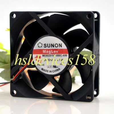 1pc SUNON ME80251V1-000C-A99 12V 1.7W 8CM 8025 Cooling Fan - Image 1 of 3