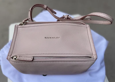 Совершенно новый с ярлыком подлинный Givenchy Pandora мини сумка крест тела светло-розовый - Изображение 1 из 4