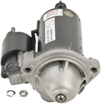 Starter (Remanufactured) Bosch For 1998-2005 Audi A4 1.8L L4 1999 2000 2001 2002 - Image 1 of 4