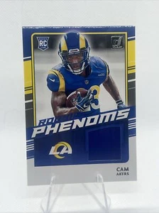 Cam Akers Rookie Phenoms Relic 2020 Panini Donruss Rams RP-CA - Imagen 1 de 2