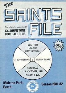 St Johnstone v Queen's Park (Oct 17) 1981-82 - Picture 1 of 1