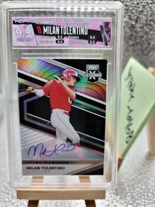 Milan Tolentino 2020 Panini Elite Extra Edition /61 Rookie Auto HGA 9.5 GEM MINT - Picture 1 of 2