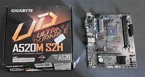 As-is Gigabyte A520M S2H AM4 AMD A520 DDR4 micro ATX Motherboard - Picture 1 of 2