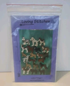 Loving Stitches Lots ‘O’ Dogs 1 Ornaments Mini ~ Pattern and Instructions Toys - Picture 1 of 8