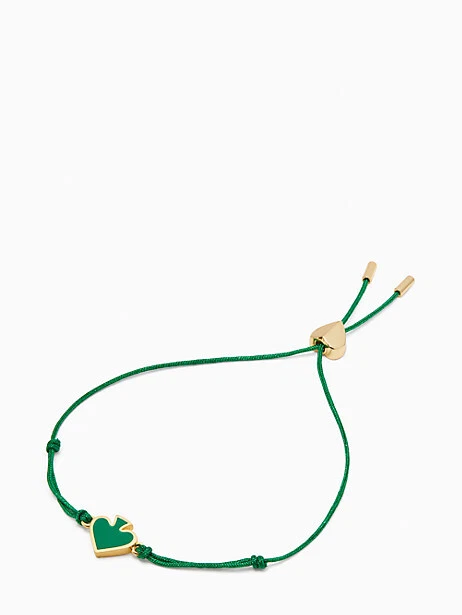 NWT Kate Spade Everyday Spade Enamel Slider Bracelet - Image 1 of 1