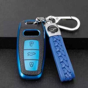 Funda 3 botones para Audi A3 A4 A6 A7 B9 C8 S7 2018-2021 mando a distancia llavero - Imagen 1 de 3