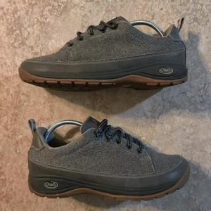 Scarpe Chaco Kanarra donna 11 / uomo 9,5 unisex grigio maglia sneakers JCH107418 - Foto 1 di 8