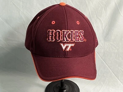 Gorra de béisbol Virginia Tech Hokies ~Coloseo~ letras elevadas usada Foto 1 de 4