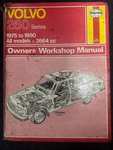 Volvo 260 Series Haynes Manual 1975 to 1980 C DL GL GLE 2664cc V6 262 264 265 - Picture 1 of 1