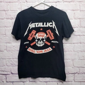 Camiseta Metallica Kill Em All 2013 talla S frontal calavera logotipo metal milicia gráfico - Imagen 1 de 7