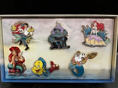 Disney Store 2013 Little Mermaid LE 150 Box pin set - Image 1 of 2