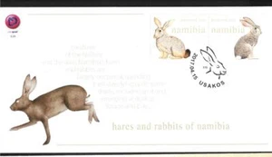 NAMIBIA, 2017 LIEBRES Y CONEJOS DE NAMIBIA ILUSTRADO FDC, - Imagen 1 de 1