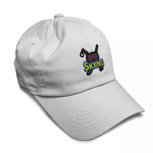 Soft Women Baseball Cap Skiing Logo Embroidery Dad Hats for Men Buckle Closure - Picture 1 of 55