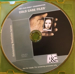 COLD CASE FILES EMMY FYC DVD SCREENER TRUE CRIME DOCUMENTARY SERIES PROMO RARE - Picture 1 of 1