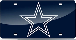 NEW-RICO  Industries DALLAS COWBOYS Laser Inlaid Metal License Plate Frame - Picture 1 of 1