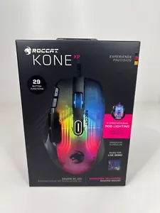 Roccat Kone XP 3D Lighting 29 Button Function Black Gaming Mouse NEW - Picture 1 of 10