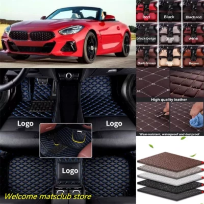 Alfombrillas impermeables personalizadas para BMW Z3 Z4 convertibles de coche Foto 1 de 4