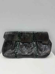 Anya Hindmarch Snake Leather Clutch Bag - Picture 1 of 9