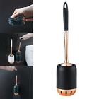 Toilet Brush and Holder Sofe and Dense Bristles Durable for Bathroom Toliet