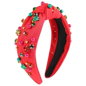 Christmas Jeweled Headbands for Women Girls Christmas Outfits Accessories Xma... - Picture 1 of 4