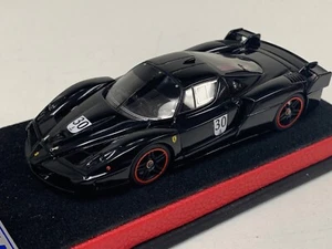 1/43 Looksmart Ferrari FXX 2005 in Daytona Black Schumacher's car on custom Base - Picture 1 of 12