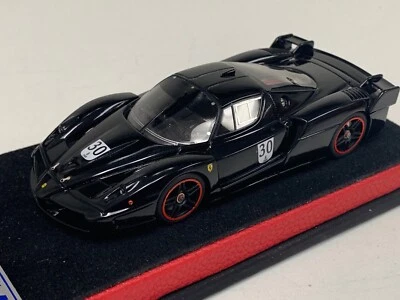 1/43 Looksmart Ferrari FXX 2005 in Daytona Black Schumacher's car on custom Base - Image 1 of 4