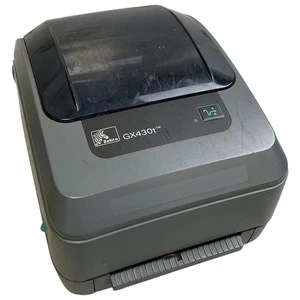 Zebra GX430t Thermal Label Printer GX43-102511-000 | NO Power Cord - Picture 1 of 9
