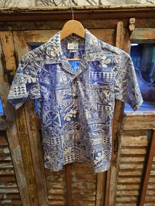 RJC Hawaiian Boys Youth Size 10 Tropical Island Shortsleeve Shirt Handmade USA - Picture 1 of 6