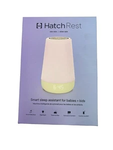 Hatch Rest 2nd Gen Wi-Fi Sleep Sound Machine & Night Light White NEW - Picture 1 of 6
