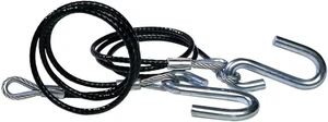 Cable de seguridad 59541 negro 5000 lb clase 3 - par - Imagen 1 de 1