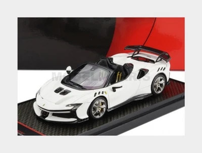 BBR-MODELS BBRC286L FERRARI - SF90 XX STRADALE SPIDER 2024 - BIANCO CERVINO - WH - Immagine 1 di 2